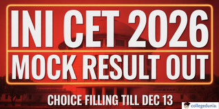 AIIMS INI CET Mock Allotment Result 2026 Released; Choice Filling for Round 1 Begins